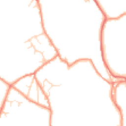 Daytime road noise heatmap for HD9 1UB