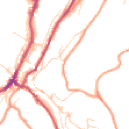 Daytime road noise heatmap for HD9 1UY