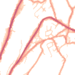 Daytime road noise heatmap for HD9 1XP