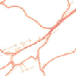 Daytime road noise heatmap for HD9 2BB