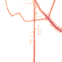 Daytime road noise heatmap for HD9 2DD