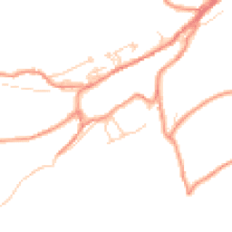 Daytime road noise heatmap for HD9 2HU