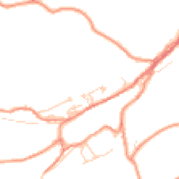 Daytime road noise heatmap for HD9 2JQ