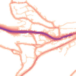 Daytime road noise heatmap for HD9 2LY