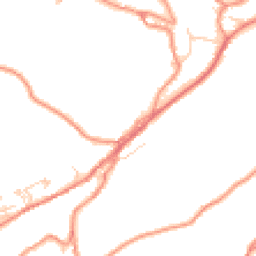 Daytime road noise heatmap for HD9 2NP