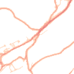 Daytime road noise heatmap for HD9 2NU
