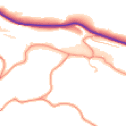 Daytime road noise heatmap for HD9 2QB