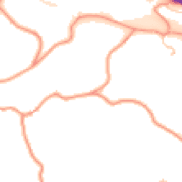 Daytime road noise heatmap for HD9 2QU