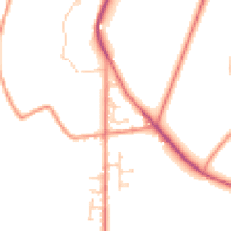 Daytime road noise heatmap for HD9 2QX