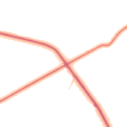 Daytime road noise heatmap for HD9 2TR