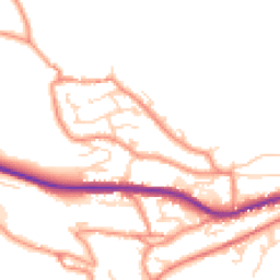 Daytime road noise heatmap for HD9 3AA