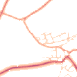 Daytime road noise heatmap for HD9 3AB