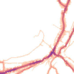 Daytime road noise heatmap for HD9 3BN
