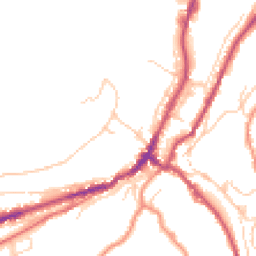Daytime road noise heatmap for HD9 3BP