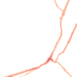 Night-time road noise heatmap for HD9 3BW