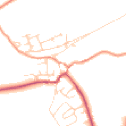 Daytime road noise heatmap for HD9 3EF