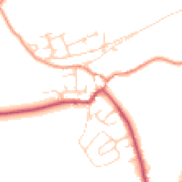 Daytime road noise heatmap for HD9 3EH