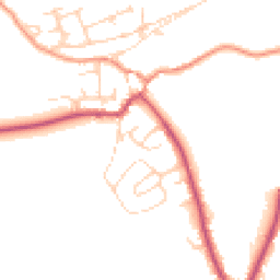Daytime road noise heatmap for HD9 3EX