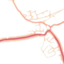 Daytime road noise heatmap for HD9 3HB