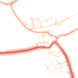 Daytime road noise heatmap for HD9 3HD