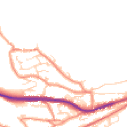 Daytime road noise heatmap for HD9 3HE