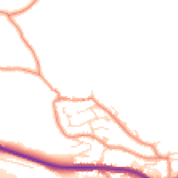 Daytime road noise heatmap for HD9 3HF