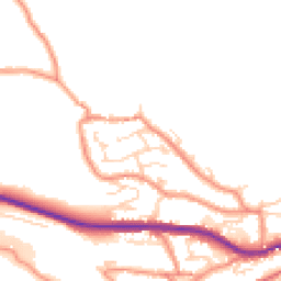 Daytime road noise heatmap for HD9 3HQ