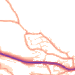 Daytime road noise heatmap for HD9 3HR