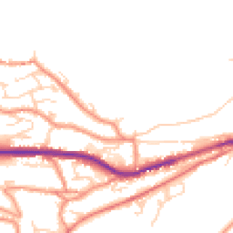 Daytime road noise heatmap for HD9 3HS