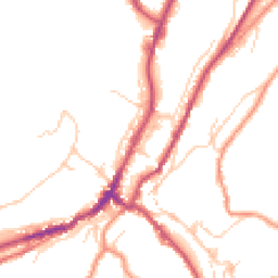 Daytime road noise heatmap for HD9 3HW