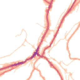 Daytime road noise heatmap for HD9 3HZ