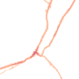 Night-time road noise heatmap for HD9 3HZ