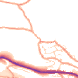 Daytime road noise heatmap for HD9 3RE