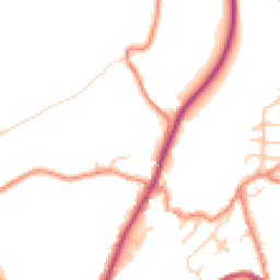 Daytime road noise heatmap for HD9 3TG