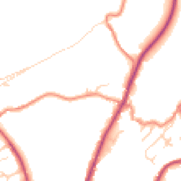Daytime road noise heatmap for HD9 3TH