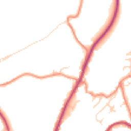 Daytime road noise heatmap for HD9 3TZ