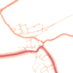 Daytime road noise heatmap for HD9 3UH