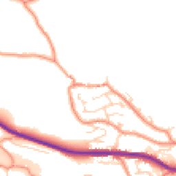 Daytime road noise heatmap for HD9 3UX