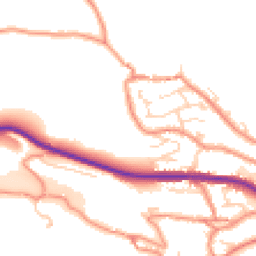 Daytime road noise heatmap for HD9 3XA