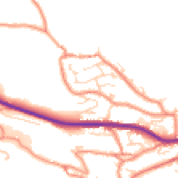 Daytime road noise heatmap for HD9 3XE