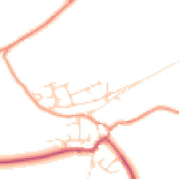 Daytime road noise heatmap for HD9 3XN