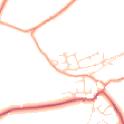 Daytime road noise heatmap for HD9 3XS