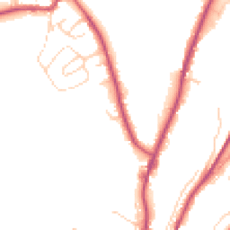 Daytime road noise heatmap for HD9 3XU