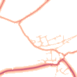 Daytime road noise heatmap for HD9 3XW