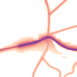 Daytime road noise heatmap for HD9 3YR