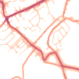 Daytime road noise heatmap for HD9 4BA