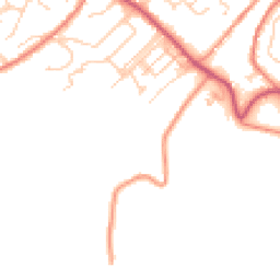 Daytime road noise heatmap for HD9 4BD