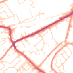 Daytime road noise heatmap for HD9 4BL