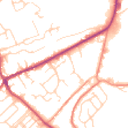 Daytime road noise heatmap for HD9 4BN