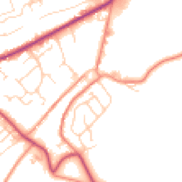 Daytime road noise heatmap for HD9 4ED